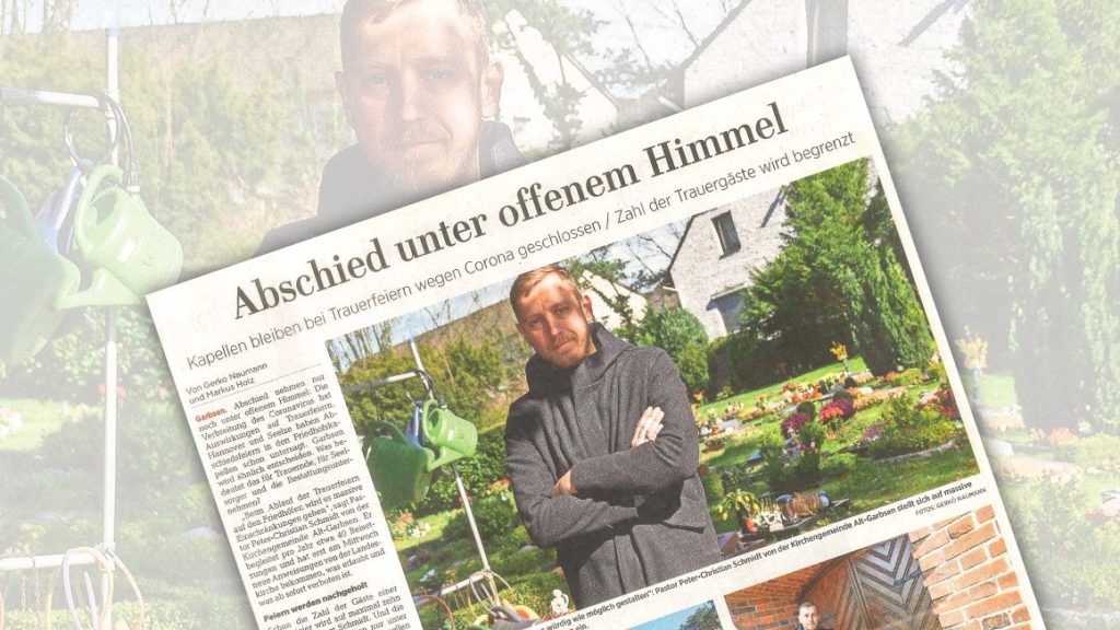 Leine Zeitung - Abschied Unter Offenem Himmel | Henschel Bestattungen